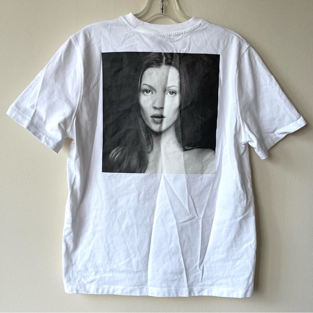 KATE MOSS x Zara  Collector Edition White Tshirt‎ Size Small